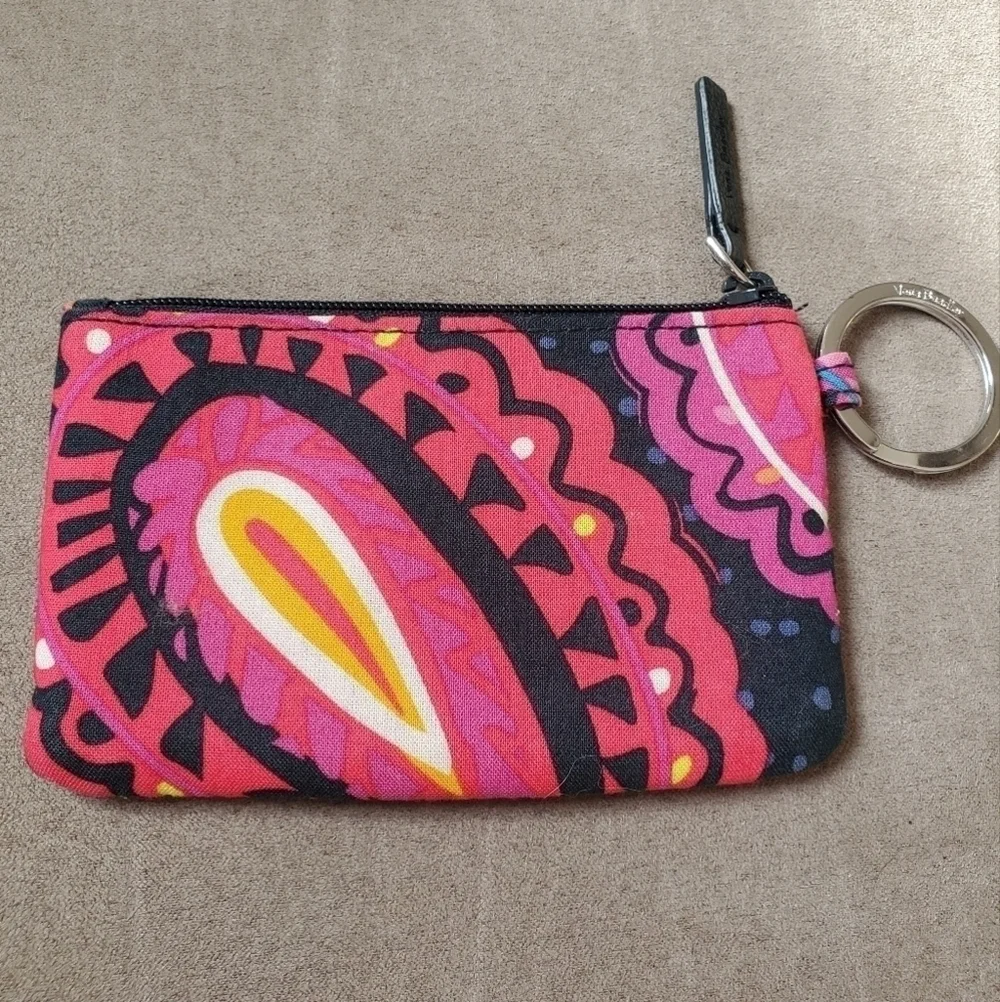 NWOT Vera Bradley Zip ID Case in Twilight Paisley - Picture 2 of 4